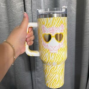 LSU Tigers water tumbler cup